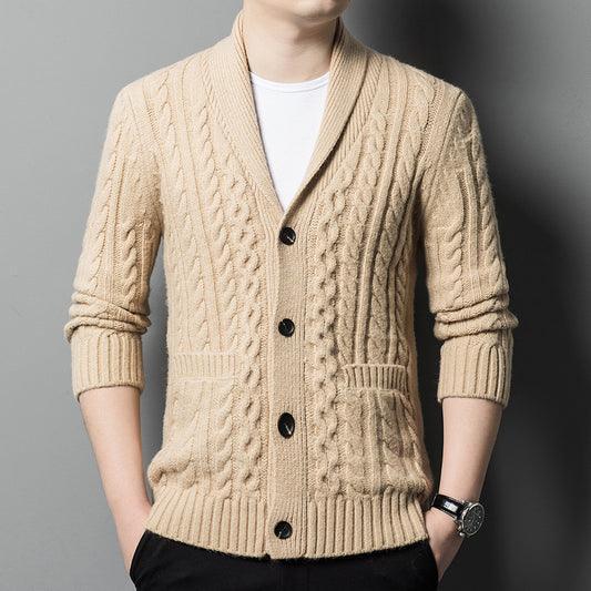 Cardigan Jacquard for Men